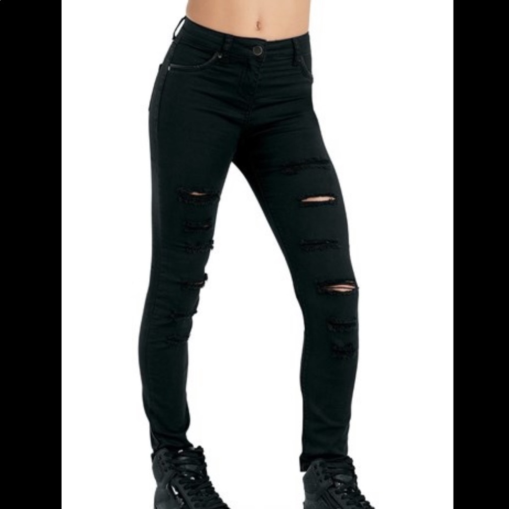 Balera Skinny Slashed Jeggings (made for dance)
